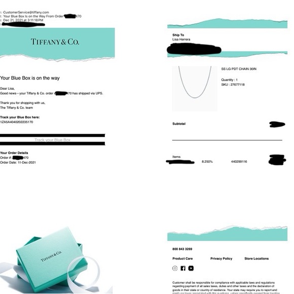 NEW Tiffany & Co. Sterling Silver 30in Chain Necklace, 2mm Thick - Picture 6 of 6